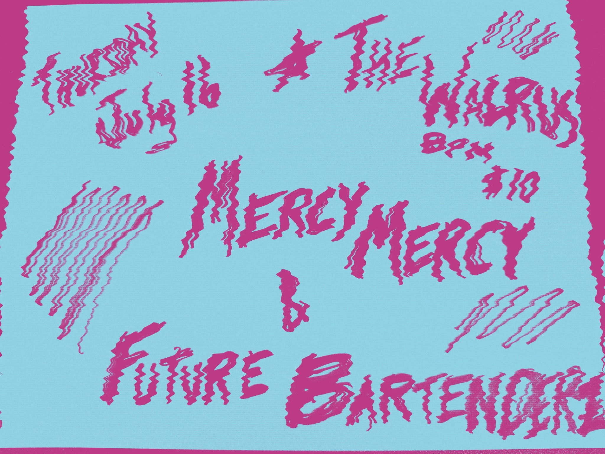 Mercy Mercy and Future Bartenderz flyer