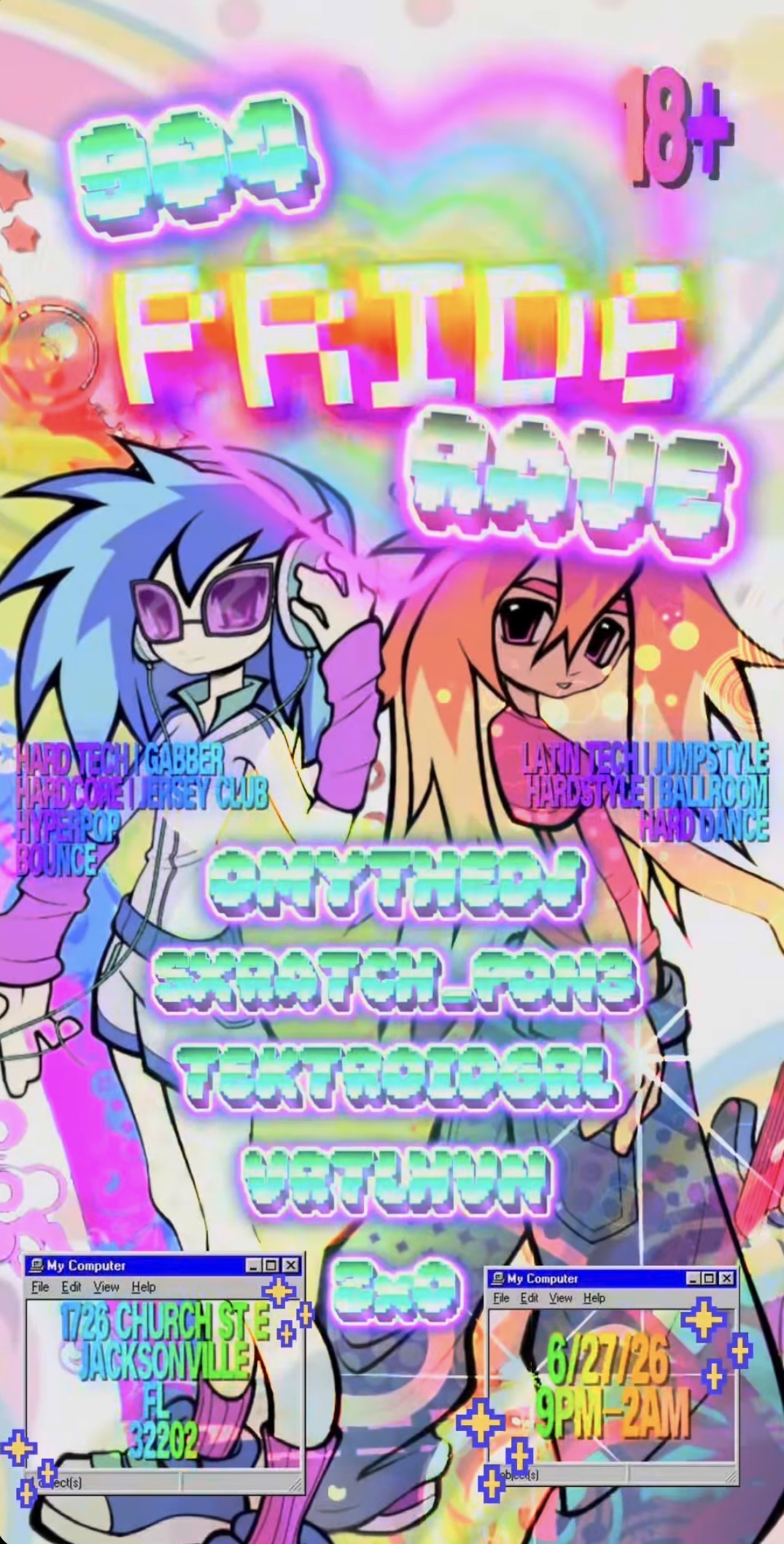 904 Pride Rave flyer