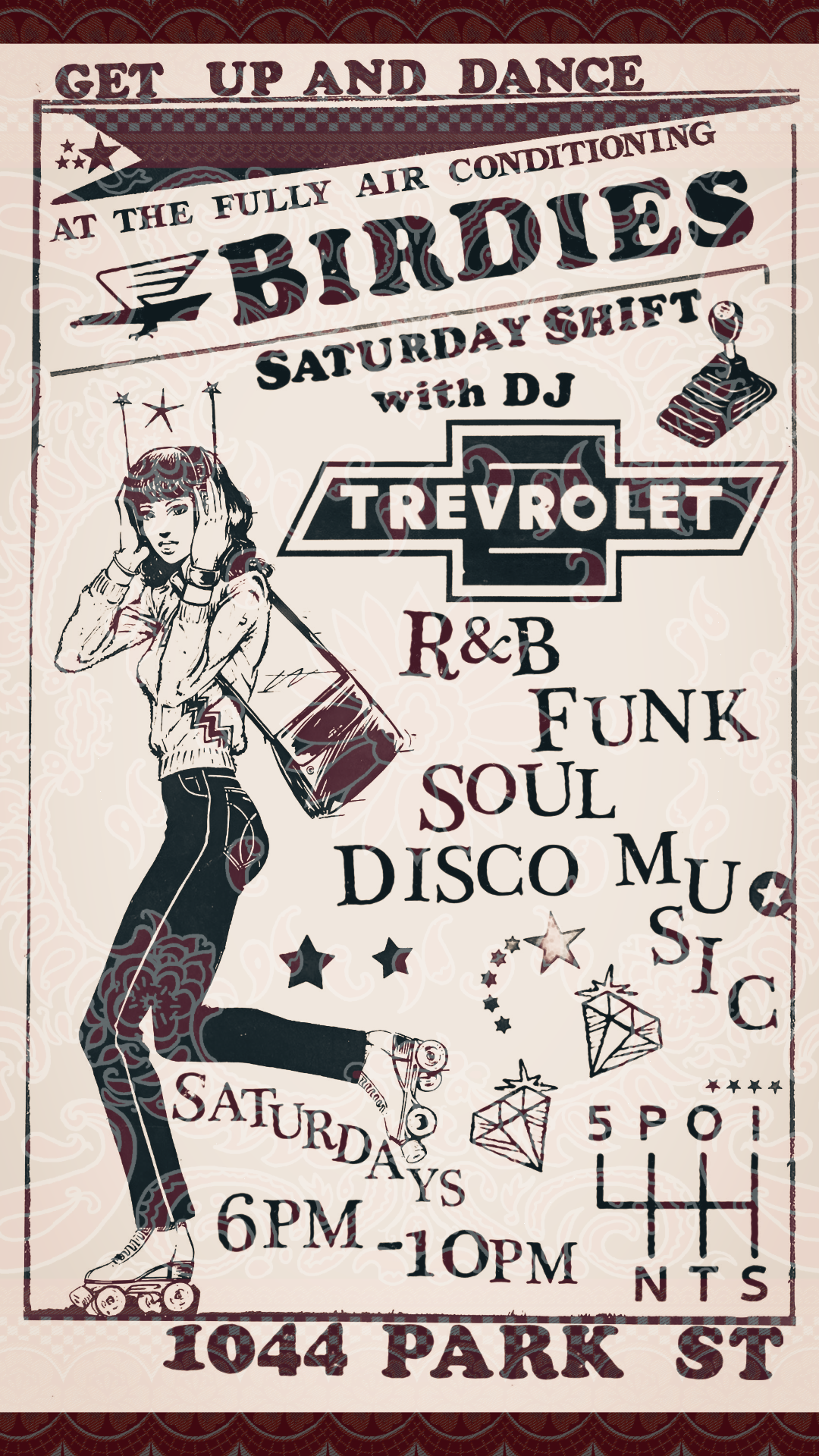 DJ Trevrolet - R&B, Funk & Soul flyer